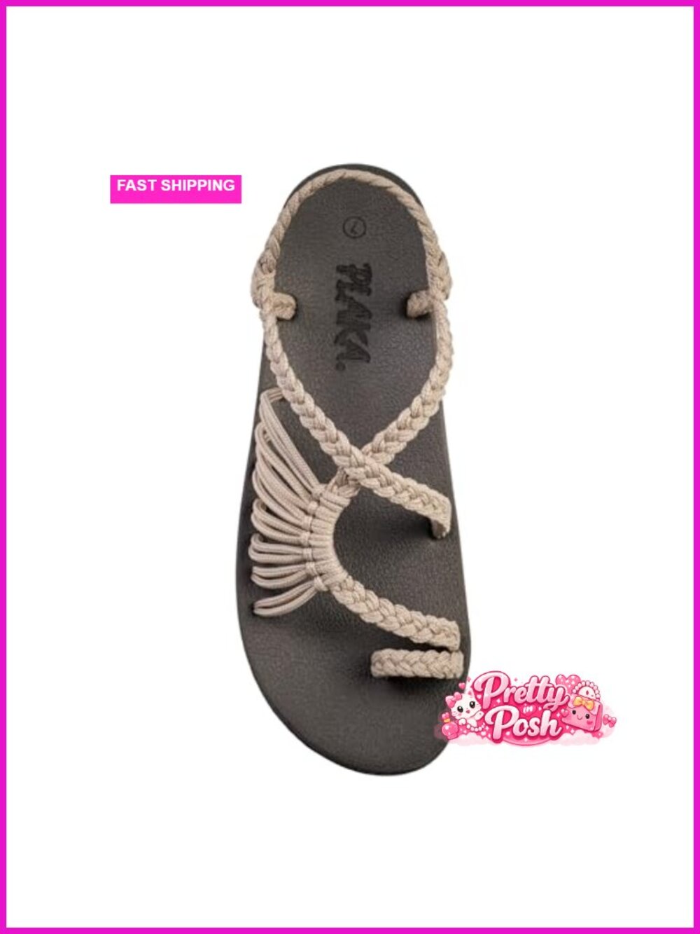 Plaka Atlantis Walking Sandals for Women Comfortable Arch Support Slip On